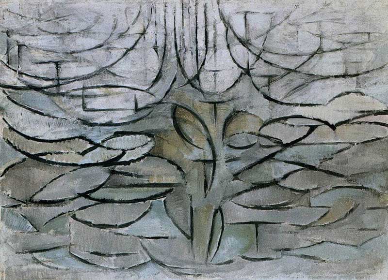 Mondrian — Flowering Apple Tree, 1912