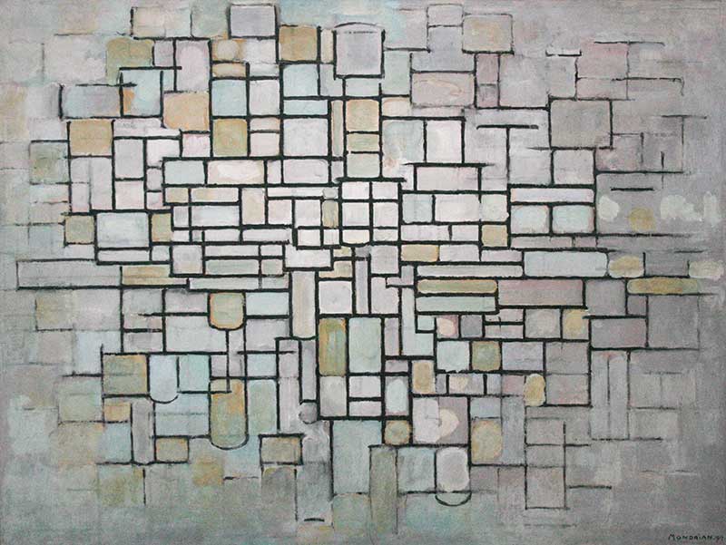 Mondrian — Tableau No. 2 / Composition No. VII, 1913
